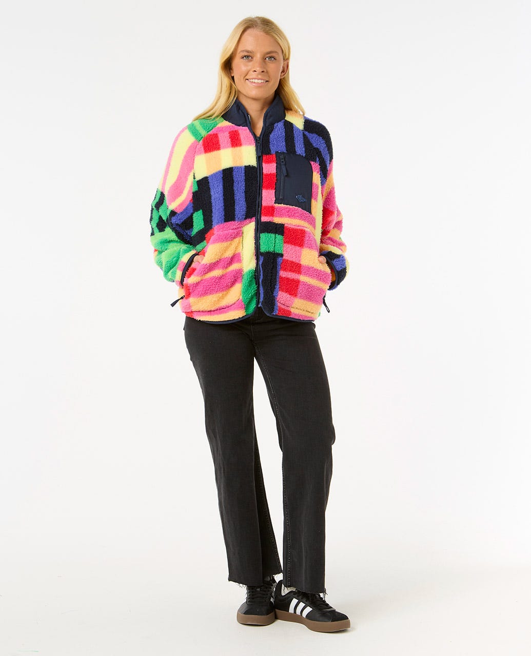 Las Dalias Polar Fleece - Multi