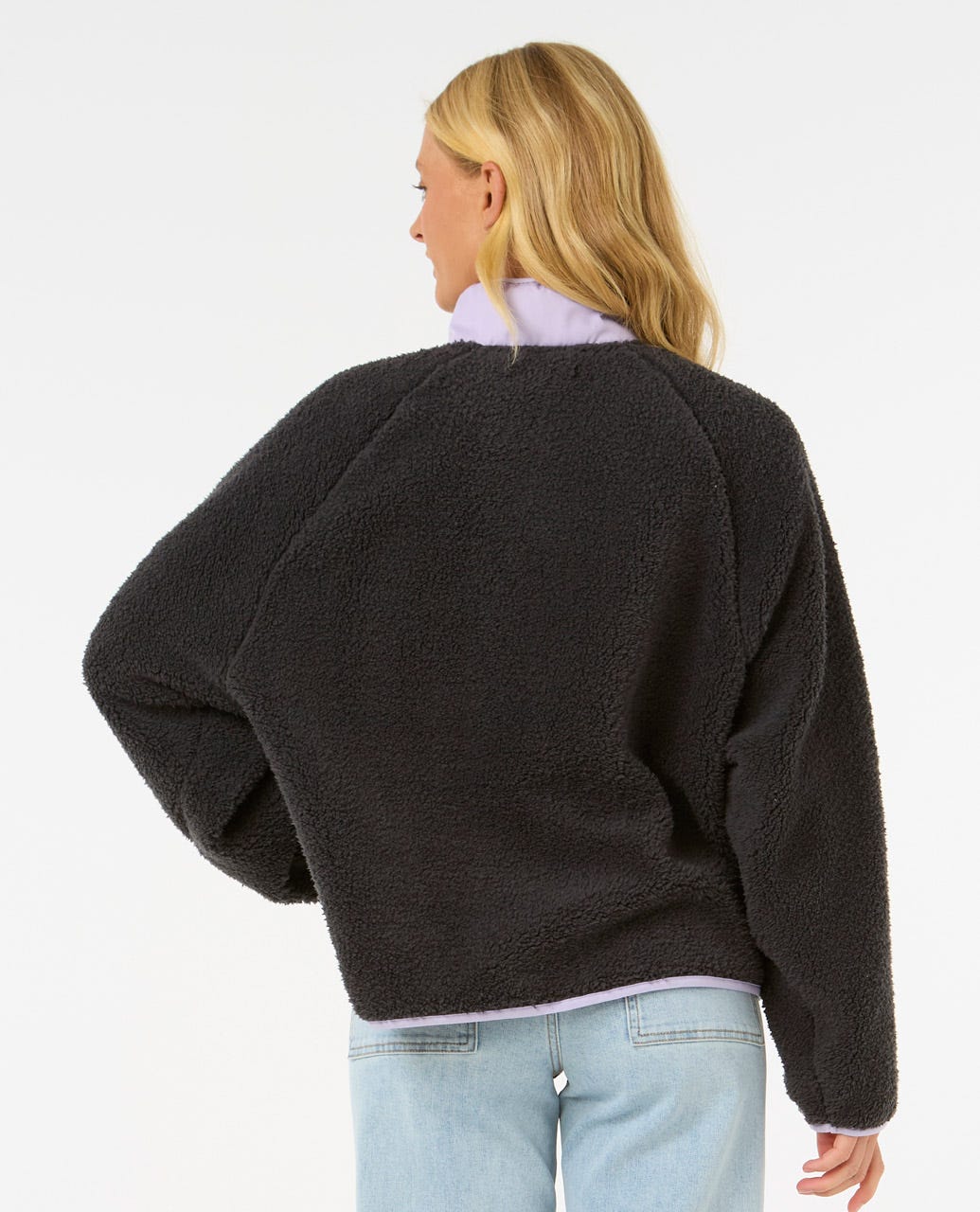 Shore Break Polar Fleece - Washed Black