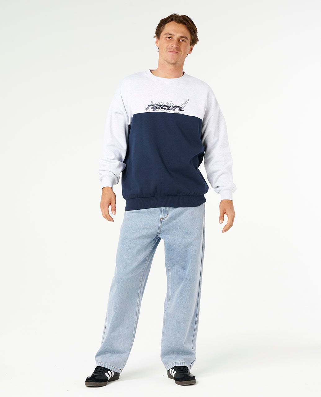 Rip Curl Panel Beater Crew - Sports Marle (view 4)