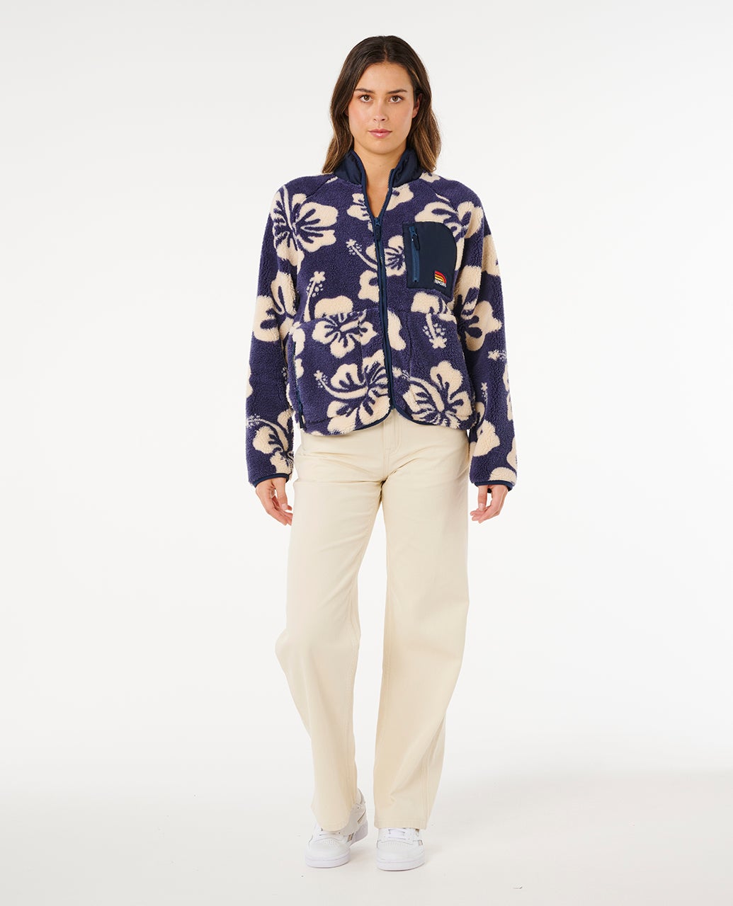 Surfside Zip Through Polar - Navy - Catani Clothing
