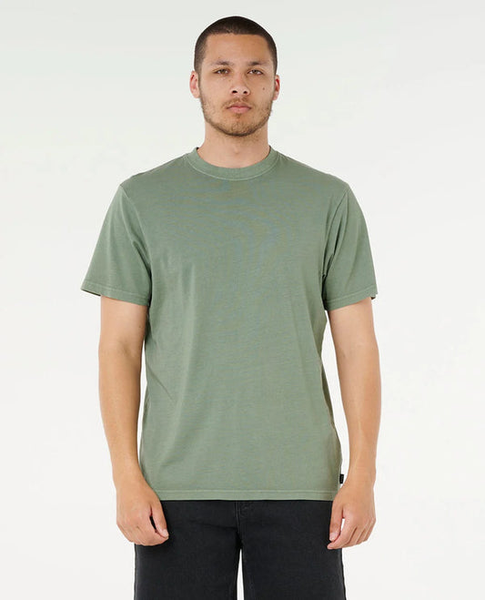 Plain Wash Tee - Cactus Green