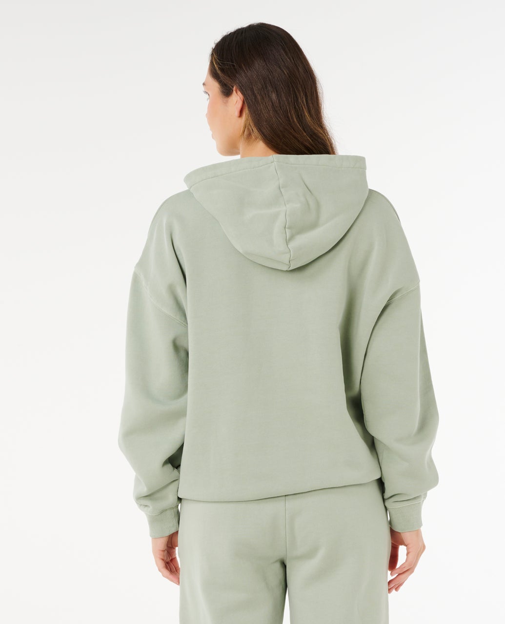 Rip Curl Varsity Sports Oversized Hood - Aqua Gray (view 5)