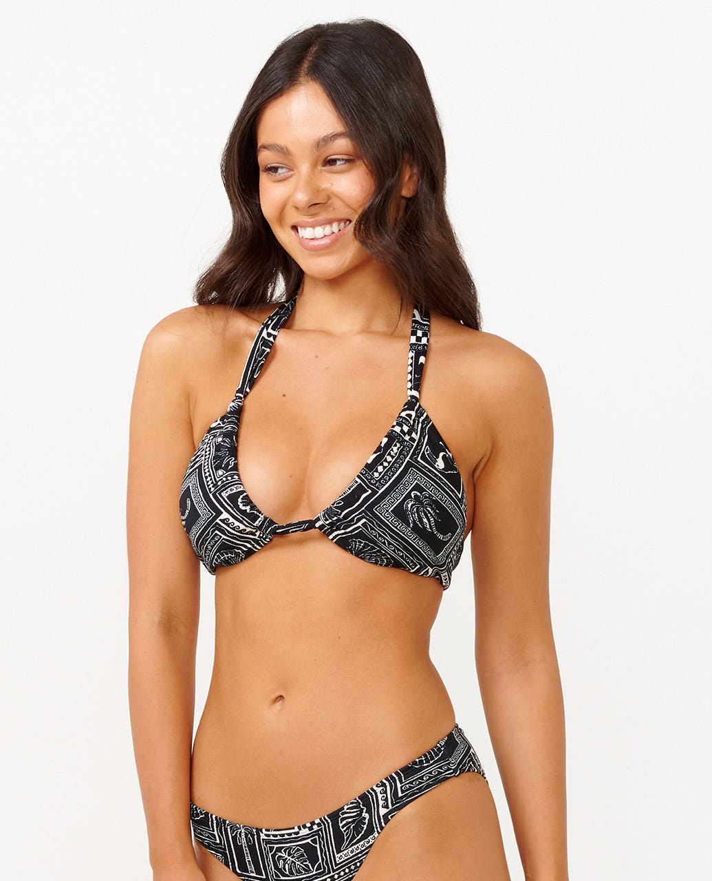 Mermaid Beach Bandeau - Black