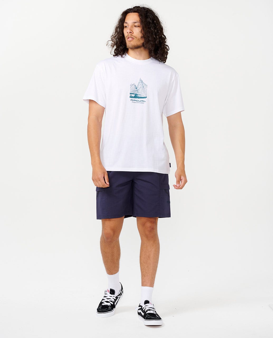 Vaporcool Search Frequency Tee - White