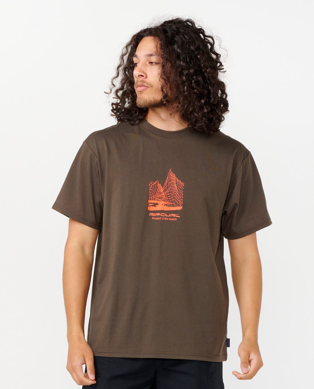 Rip Curl Vaporcool Search Frequency Tee - Deep Rock (view 5)