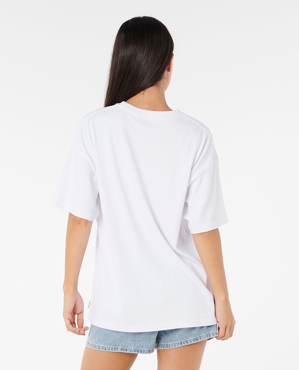 Rip Curl Sunset Surf Heritage Tee - Optical White (view 3)