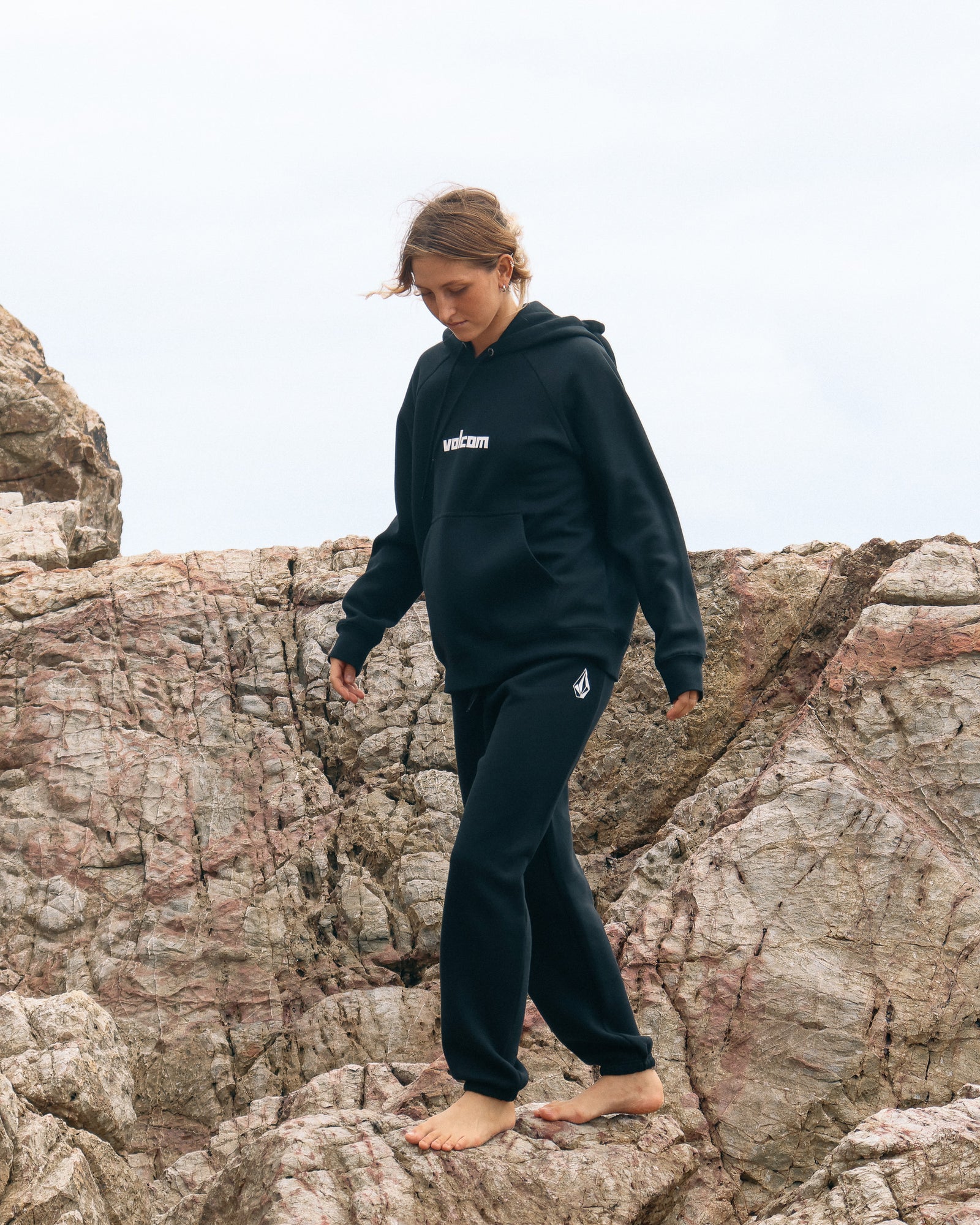 Volcom Get More Pullover Hoodie - Black (view 5)