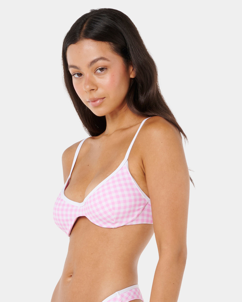 Rip Curl Classic Surf D-DD Top - Light Pink (view 4)