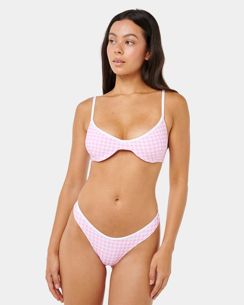 Rip Curl Classic Surf D-DD Top - Light Pink (view 6)