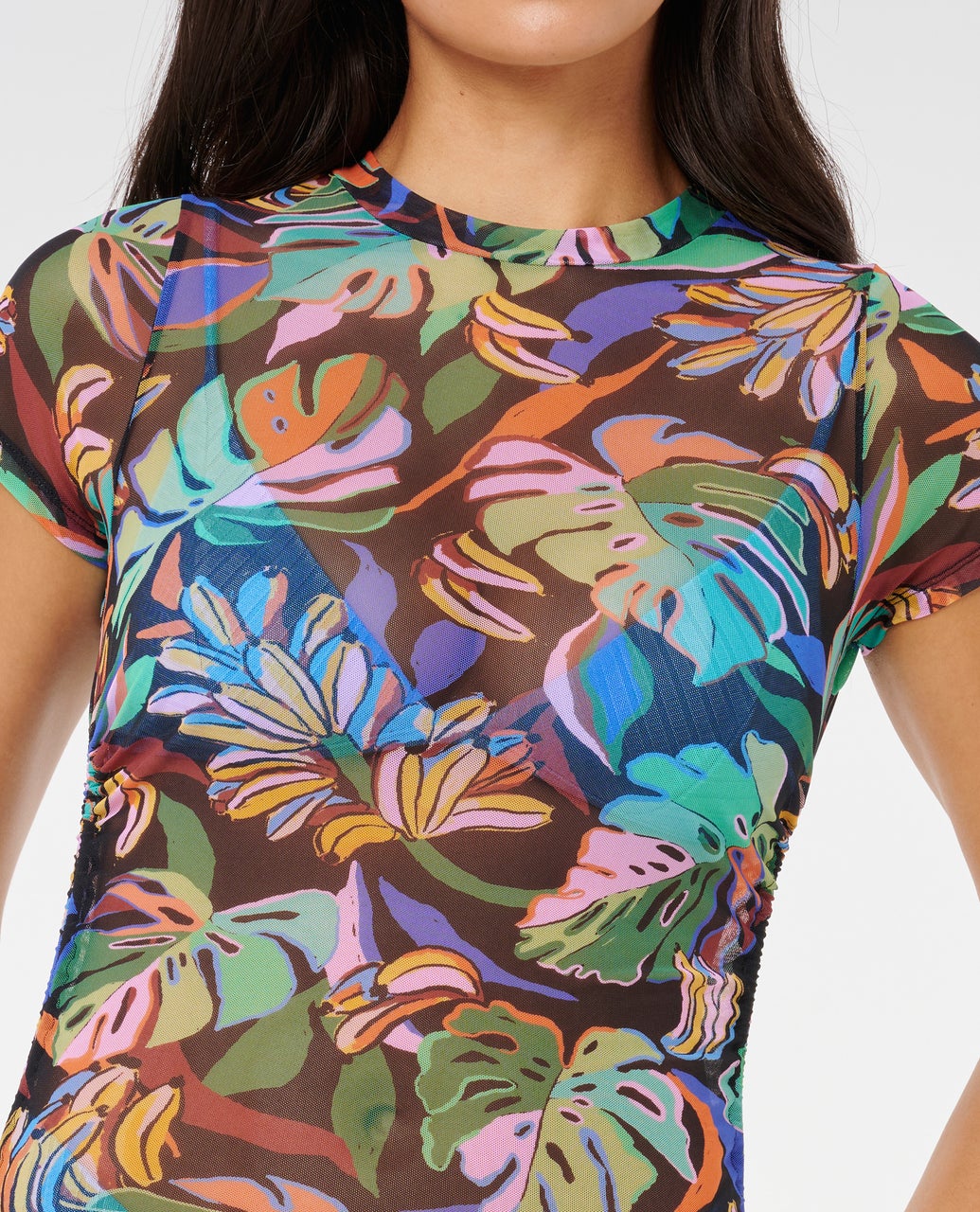Rip Curl Sunset Luau Crop Tee - Multi (view 5)