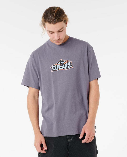 Raw Energy Graff Tee - Smokey Grape