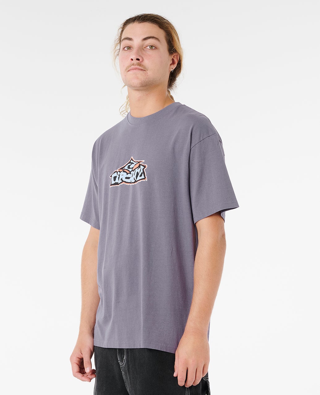 Raw Energy Graff Tee - Smokey Grape - Catani Clothing