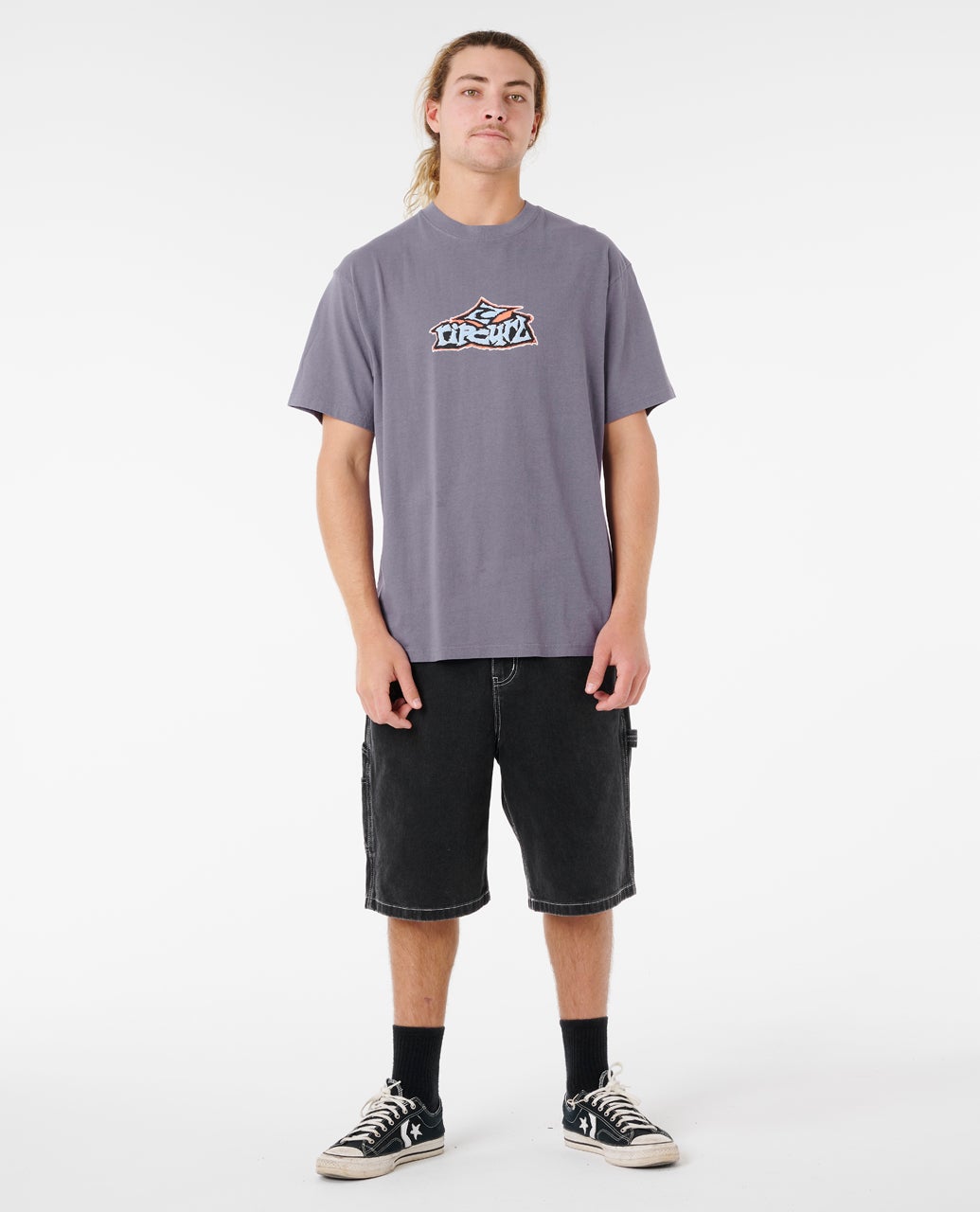 Raw Energy Graff Tee - Smokey Grape - Catani Clothing