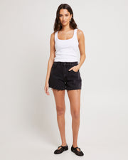 Venice Short - Heidi Washed Black - Catani Clothing