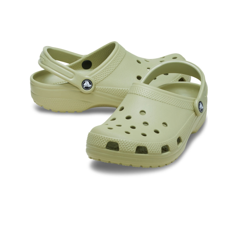 Crocs Classic Clog in Tac Green - detail