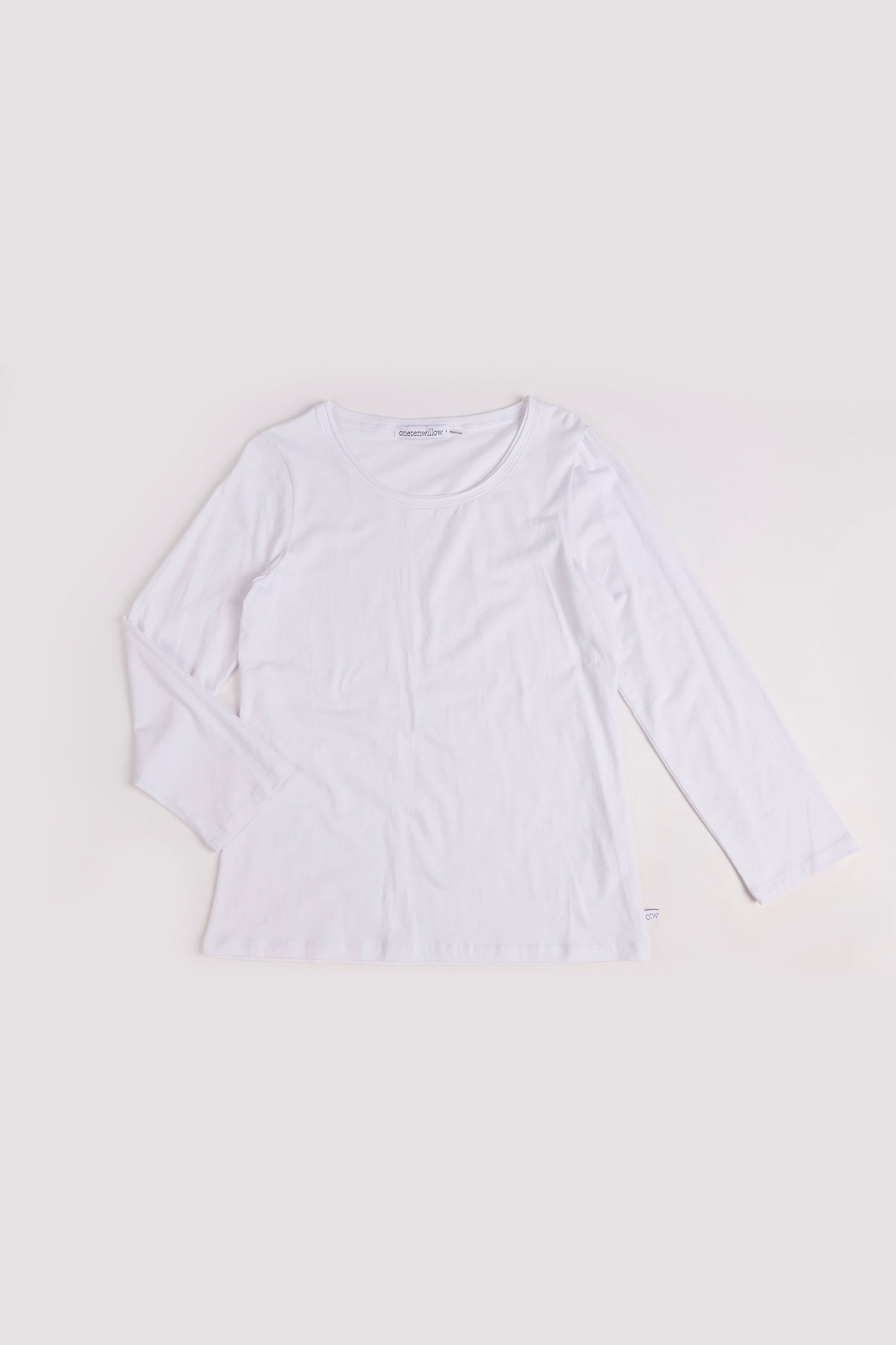 Scoop Neck Top - White