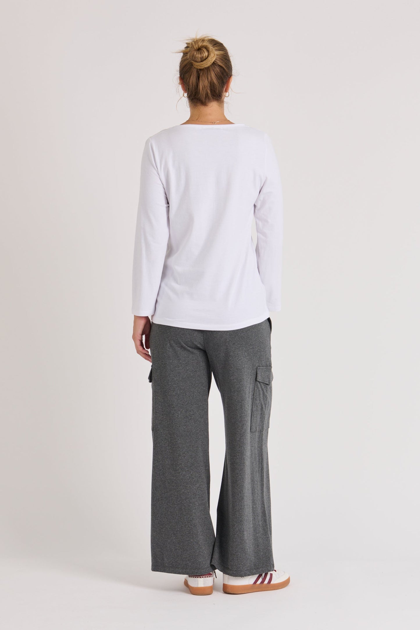 Scoop Neck Top - White