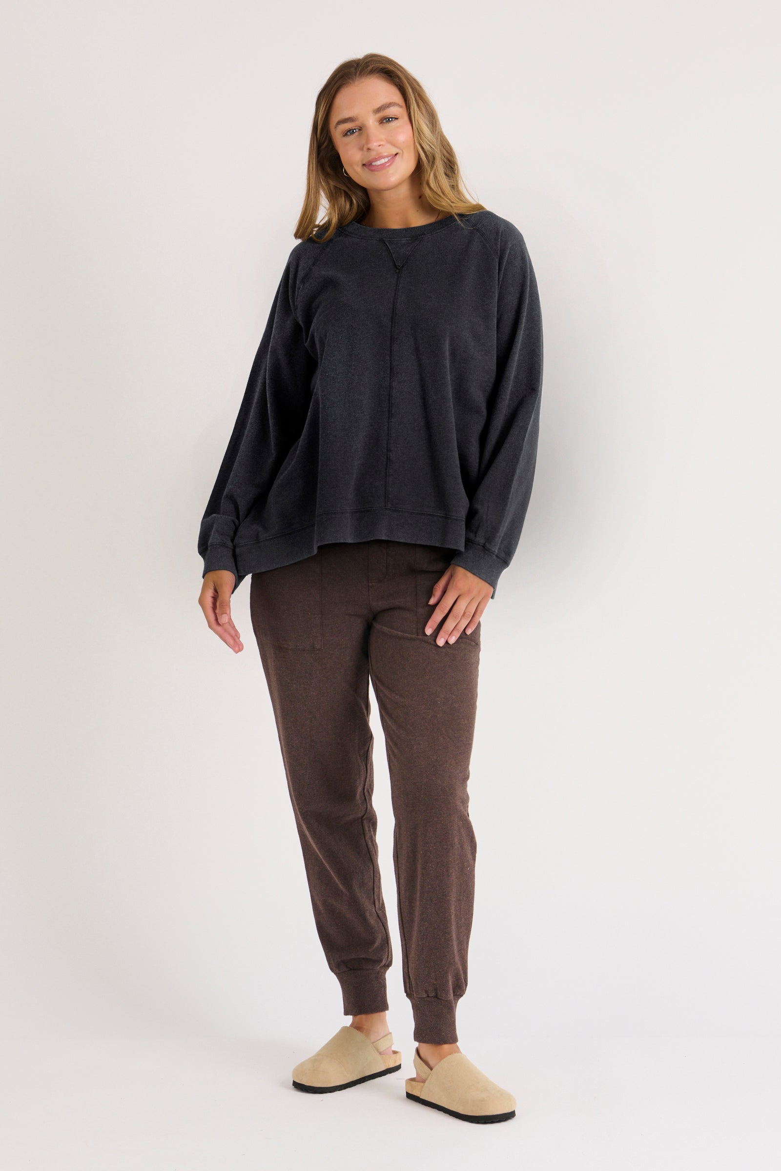 One Ten Willow Drop Side Top - Black (view 3)