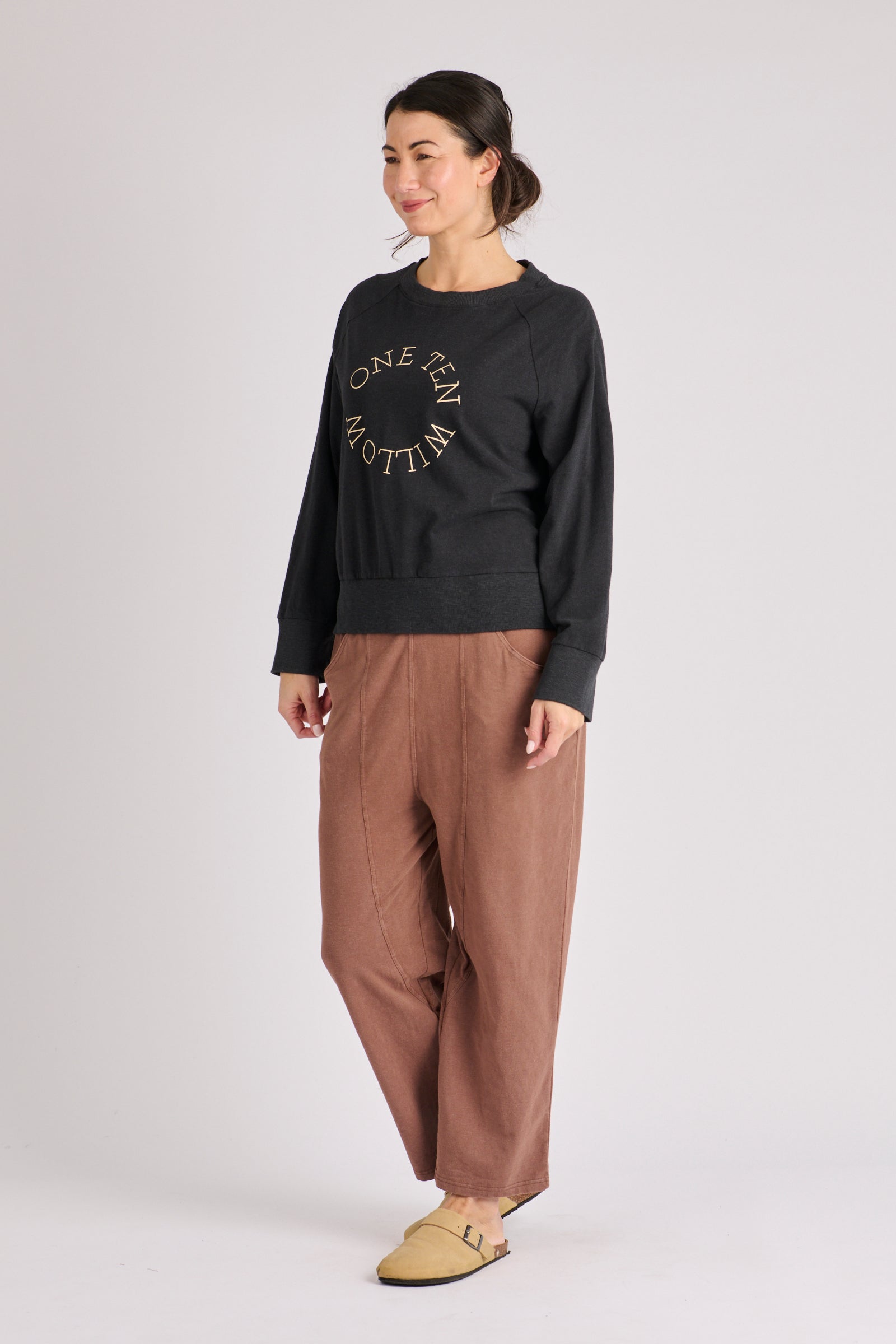 One Ten Willow Step Back Top - Ink (view 3)