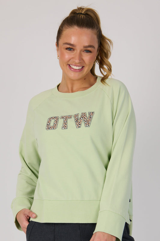 Side Spilt Boxy Top - Sea Green