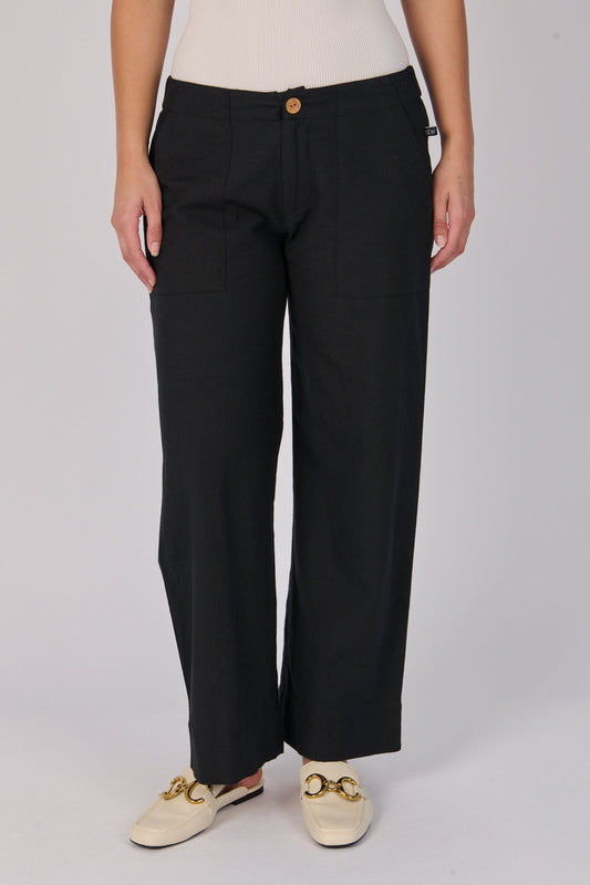 Wide Leg Pant - Black