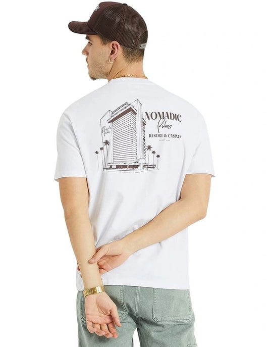 Casino Relaxed Tee - White