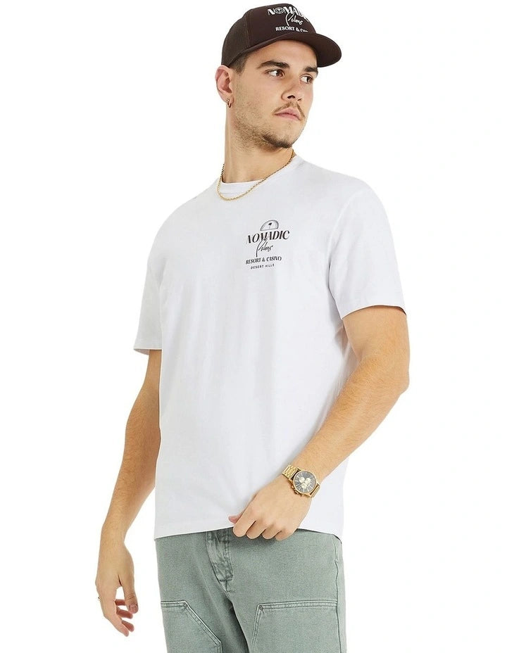 Casino Relaxed Tee - White