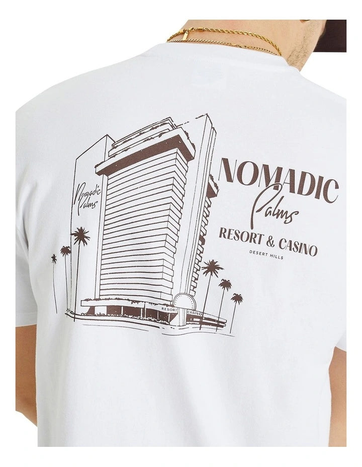 Casino Relaxed Tee - White