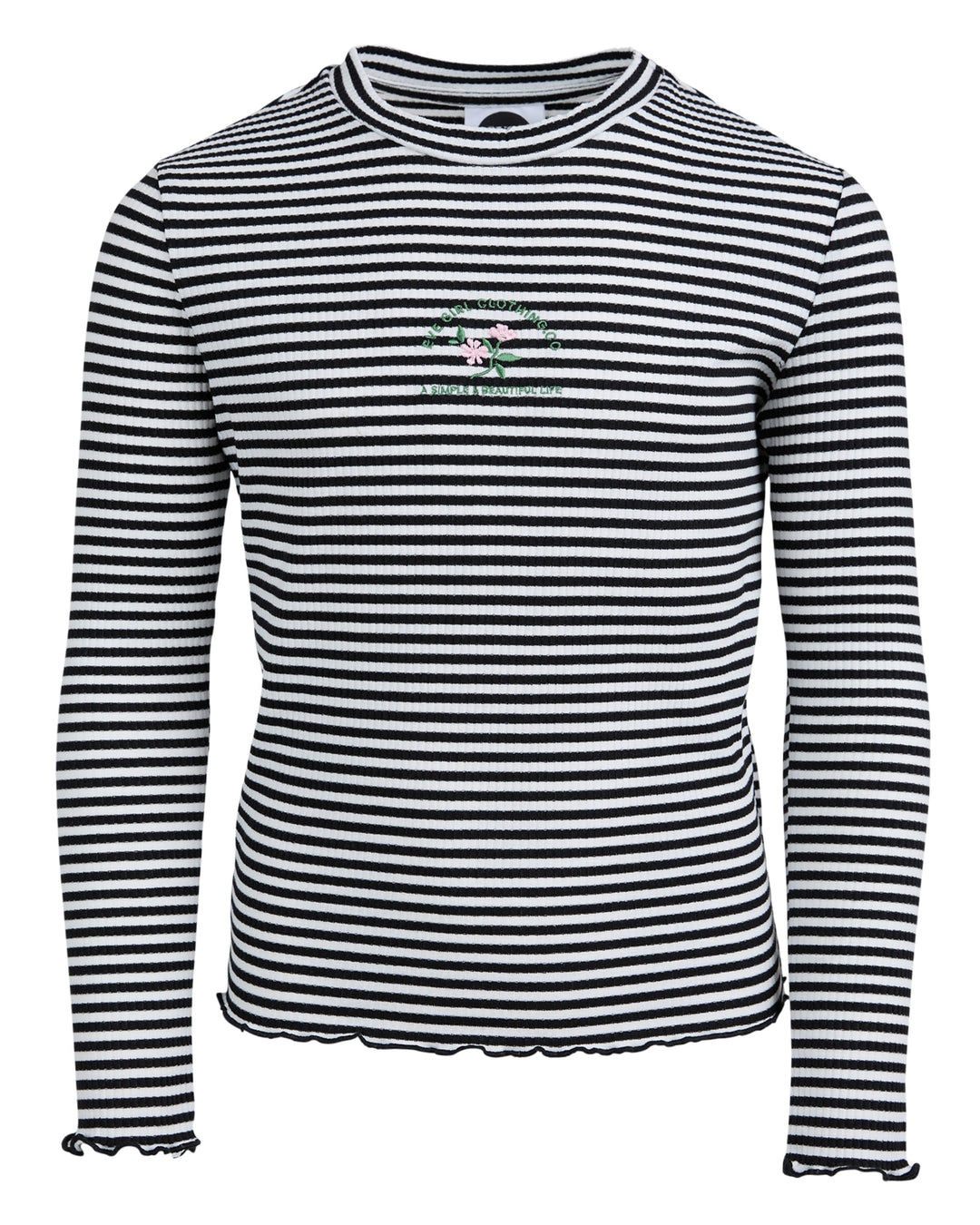 Tully LS Rib Tee - Stripe - Catani Clothing