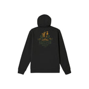 Roaring Wolf Hoodie - Washed Black - Catani Clothing