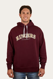 Princeton Herren-Kapuzenpullover - Washed Cabernet