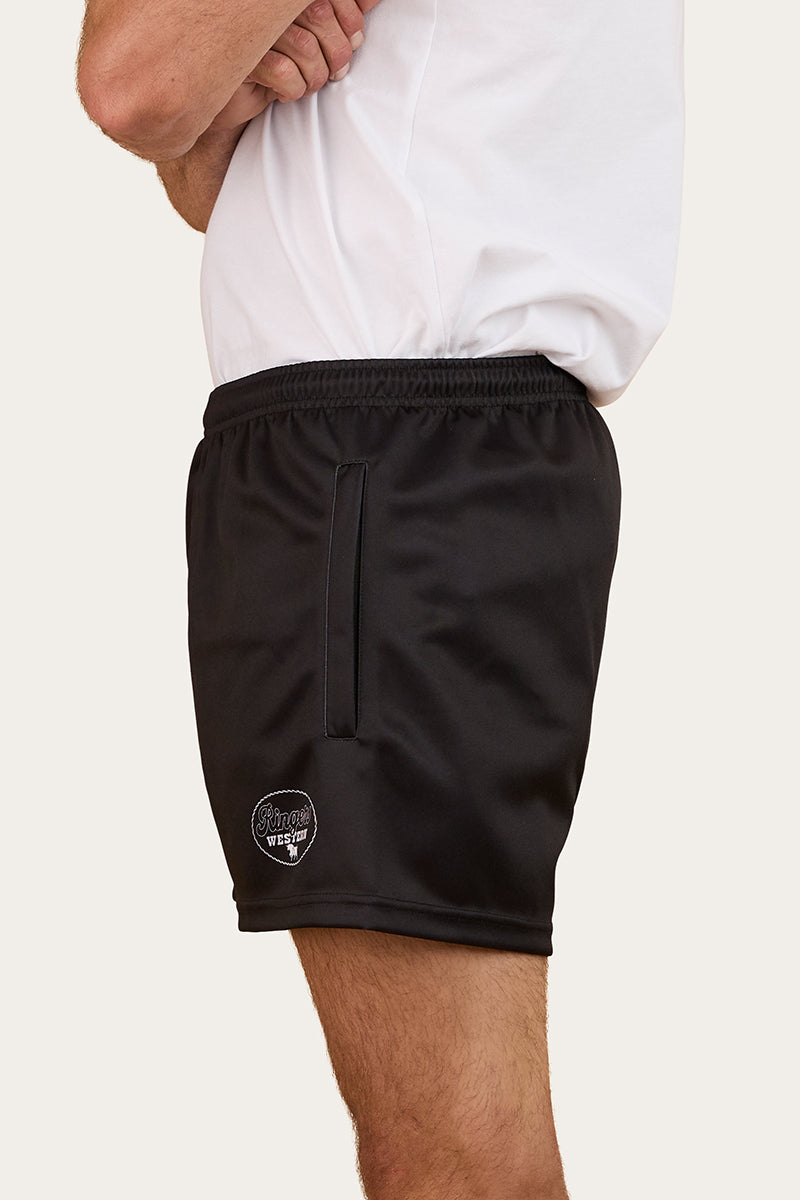 Buckley Unisex Footy Short - Black - Catani Clothing