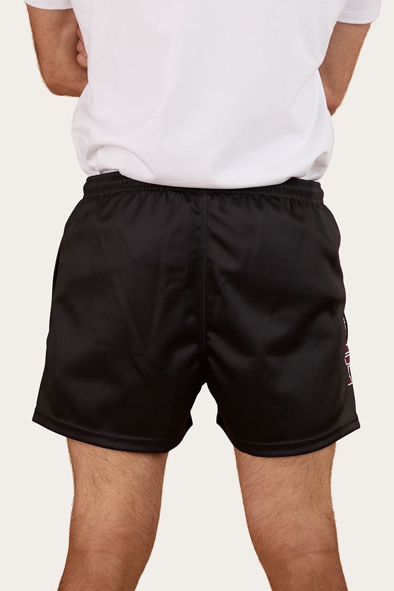 Buckley Unisex Footy Short - Black - Catani Clothing
