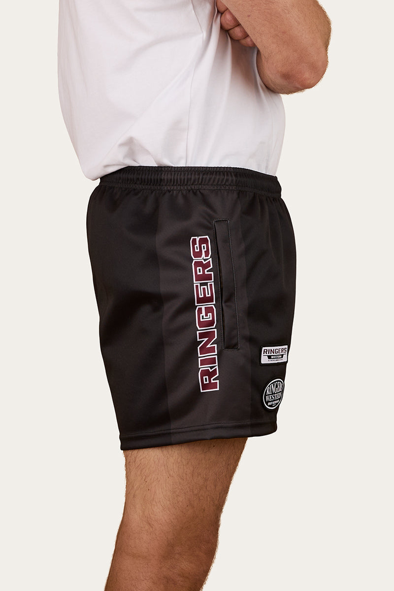 Buckley Unisex Footy Short - Black - Catani Clothing