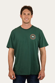 Ringers Buck Herren T-Shirt mit lockerer Passform – Pine