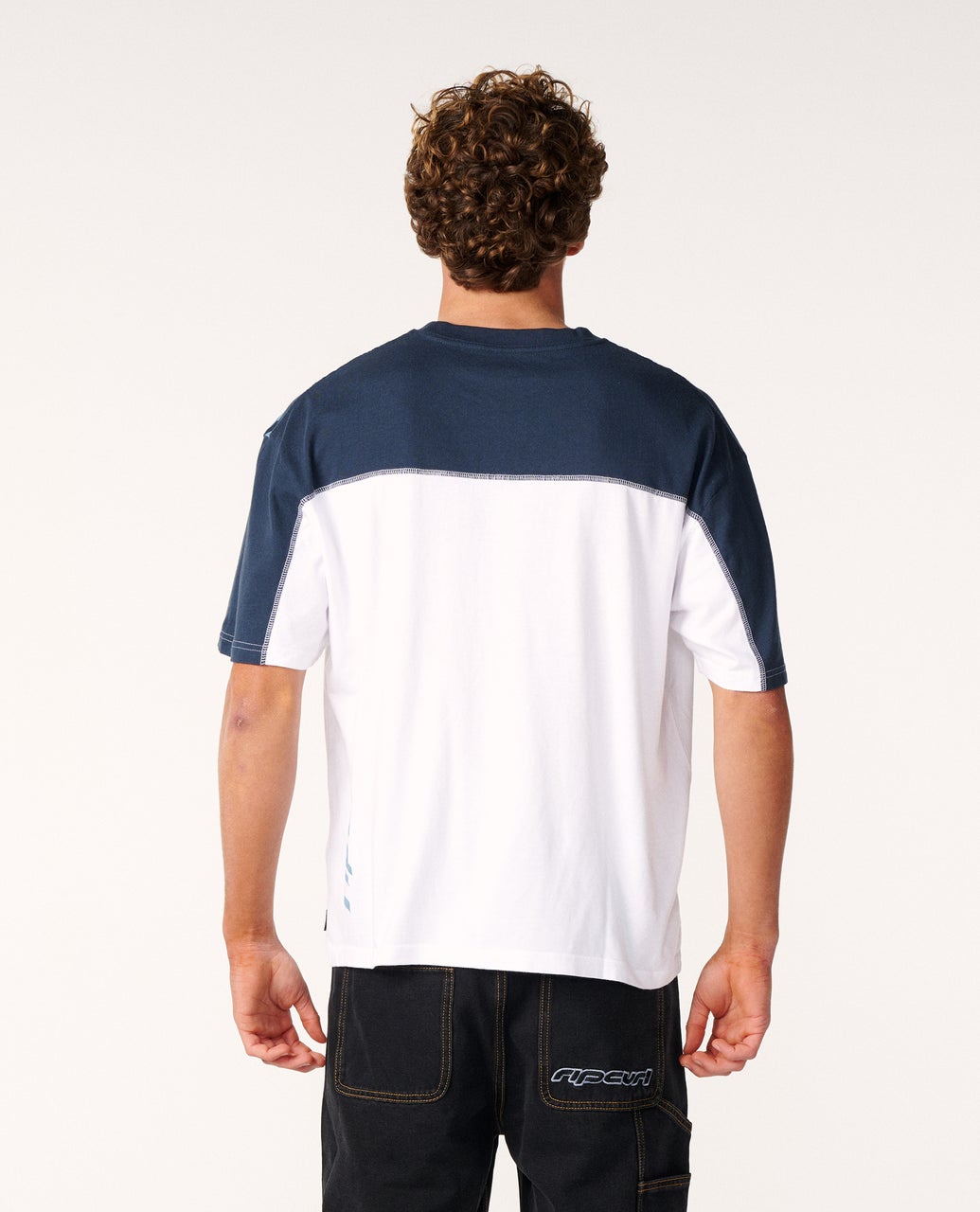 Archive Thrashed Panel Tee - White