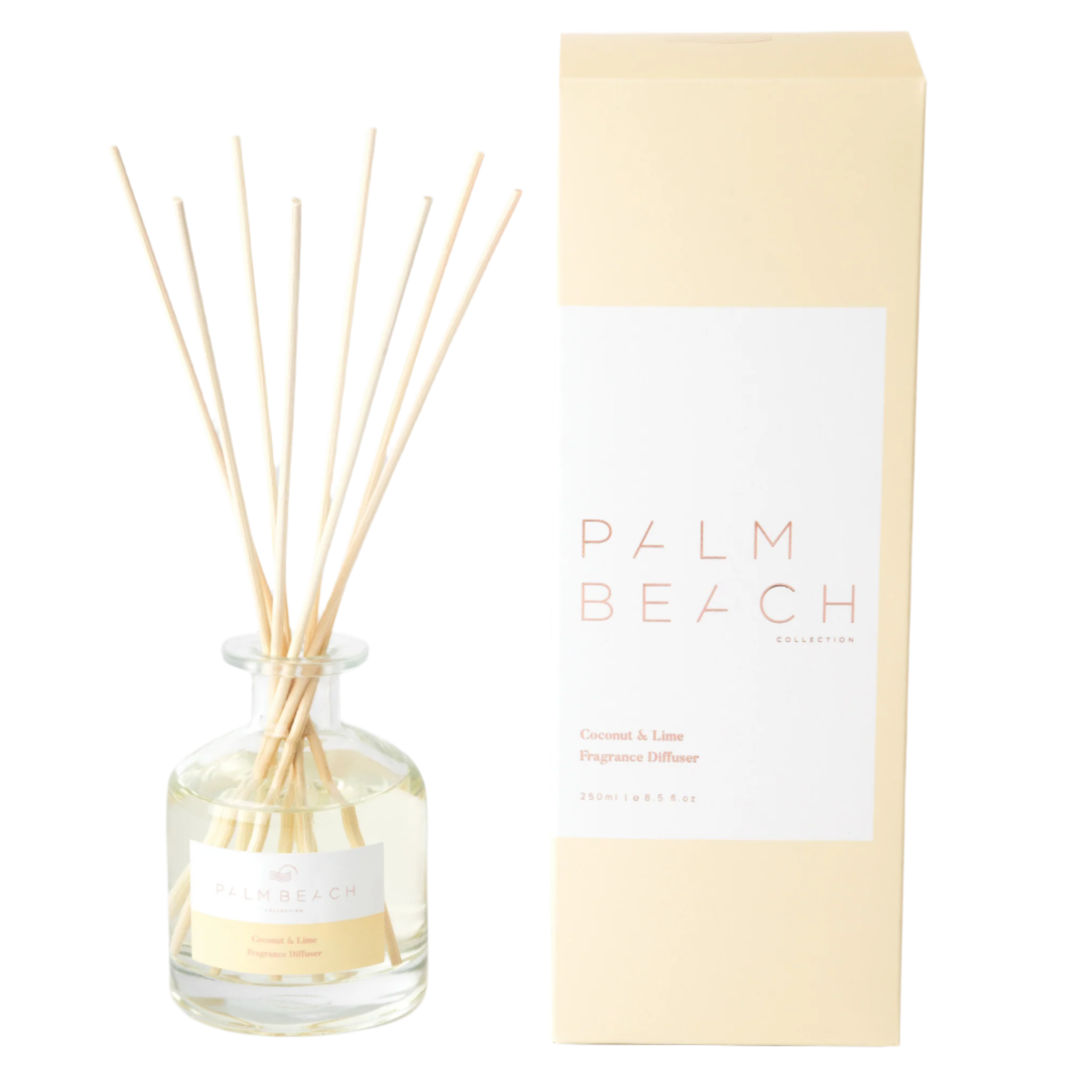 Palm Beach Fragrance Diffuser 250mL - Coconut And Lime - Catani Clothing