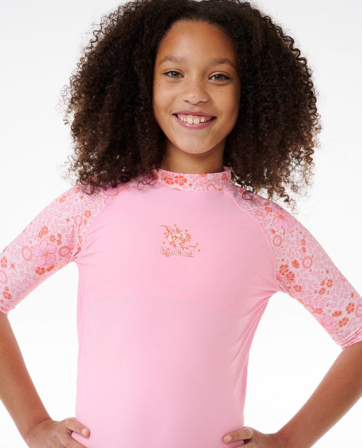 Summer Sol 3 Piece Set Girls - Bright Pink