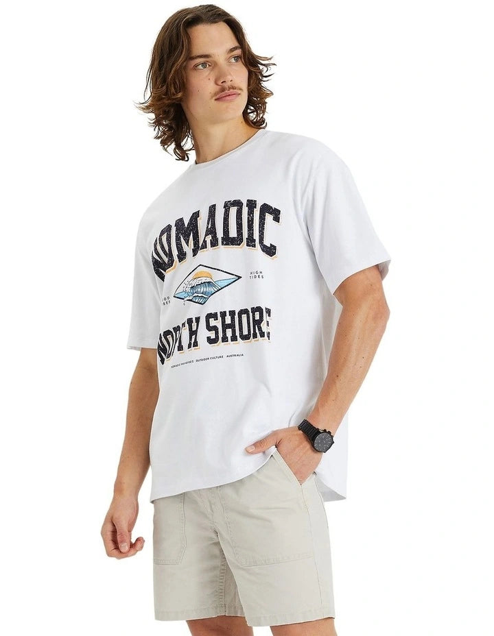 State Box Fit Tee - White