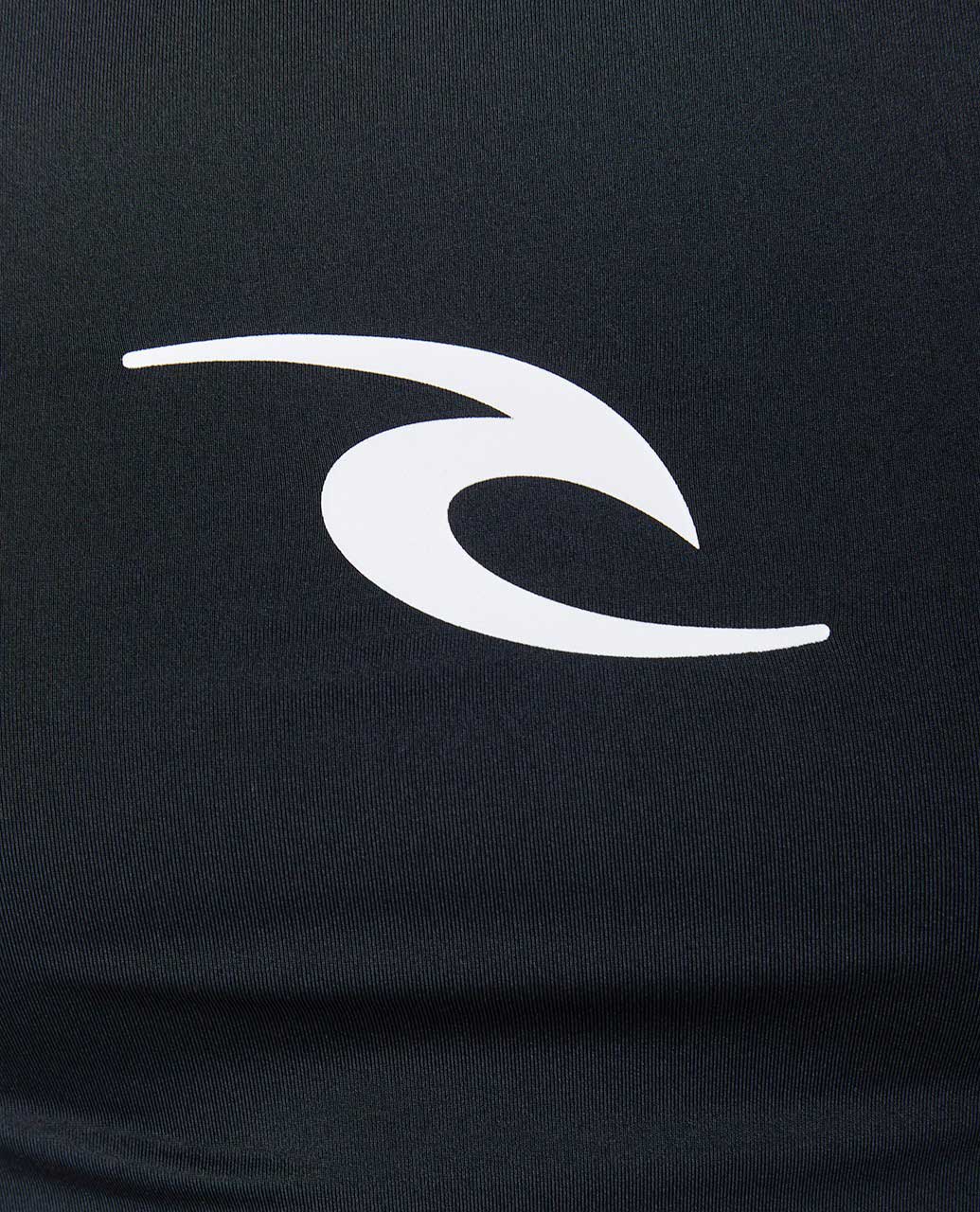 Rip Curl Waves UV Performance Long Sleeve Rash Vest- Black (view 5)