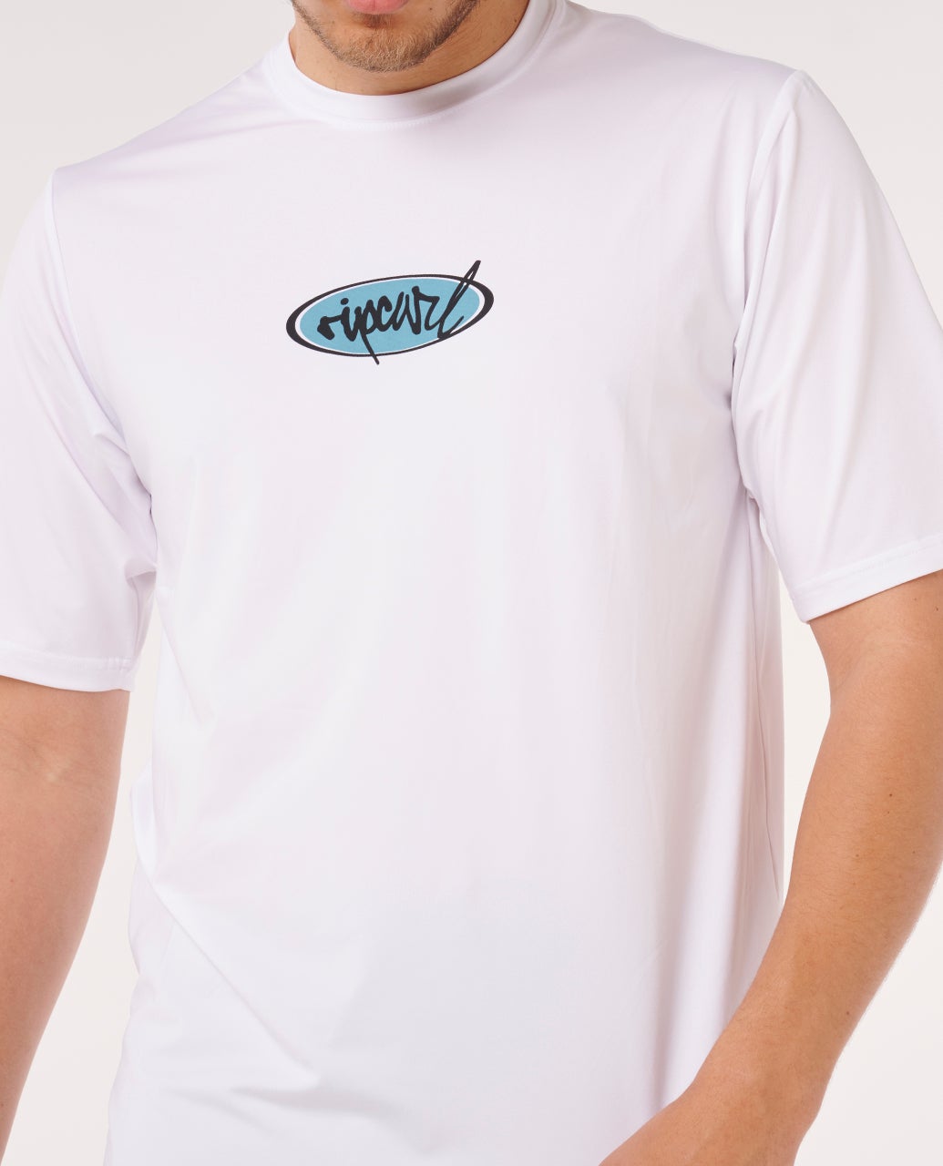 Rip Curl Rip Script UPF Short Sleeve - White (view 5)