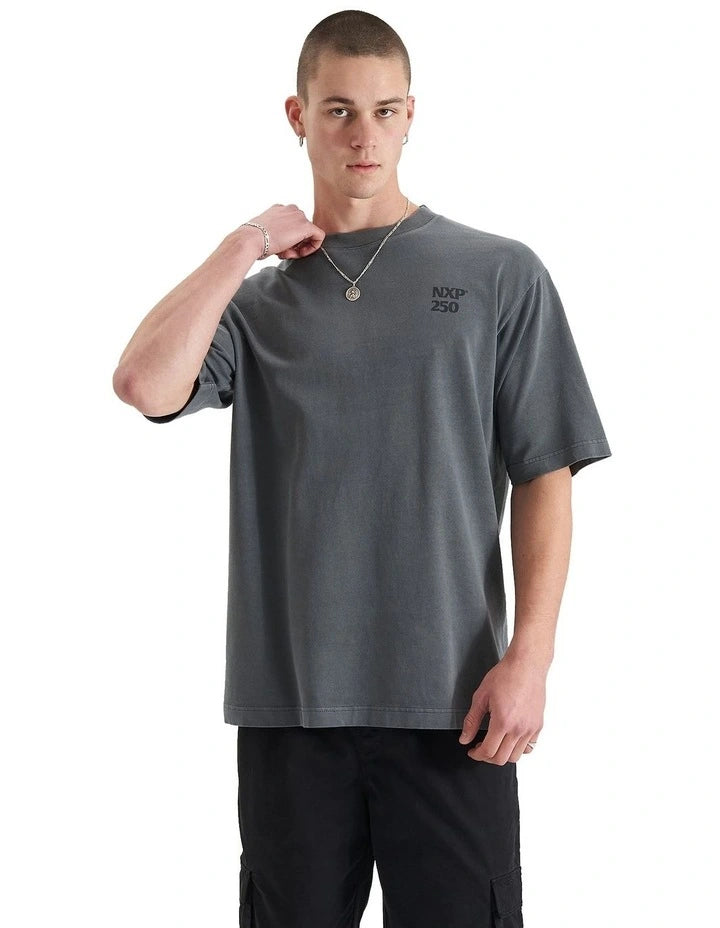 Core Line Heavy Tee - Pigment Charcoal - Catani Clothing