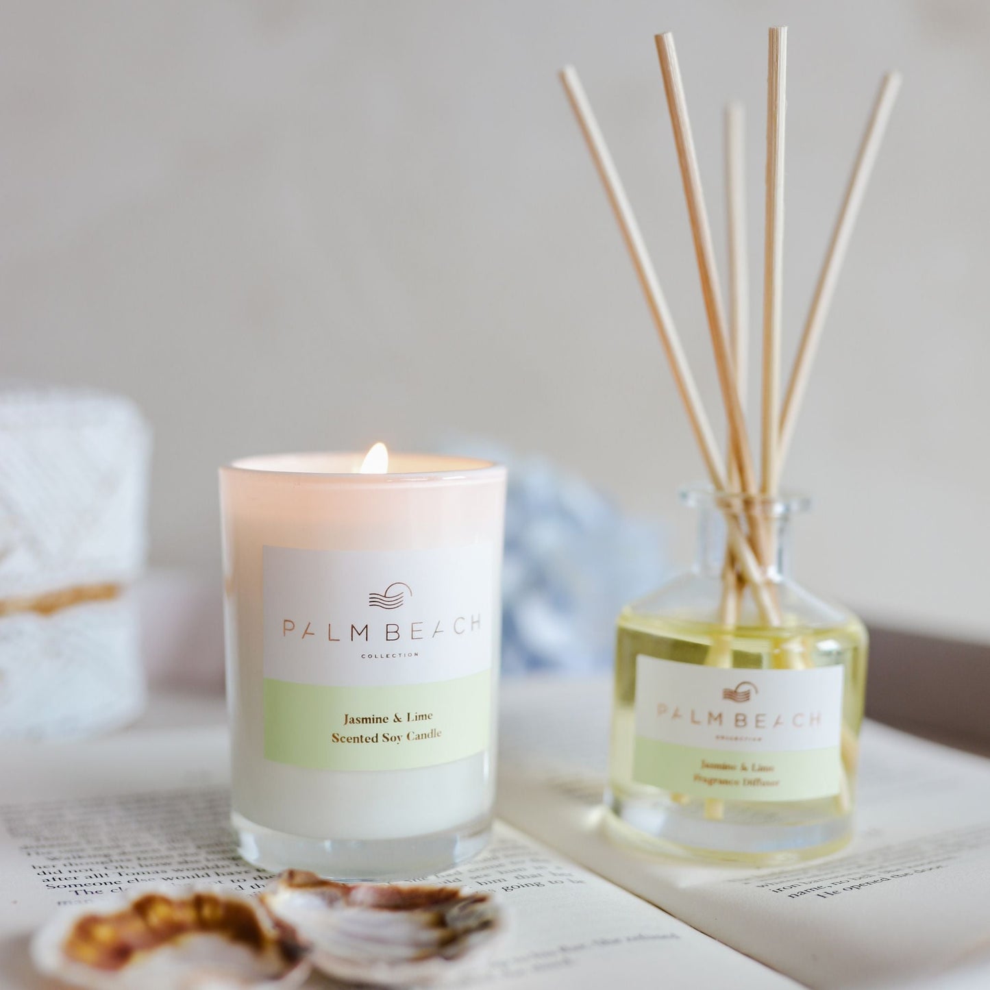 Mini Candle & Diffuser Pack - Jasmine & Lime