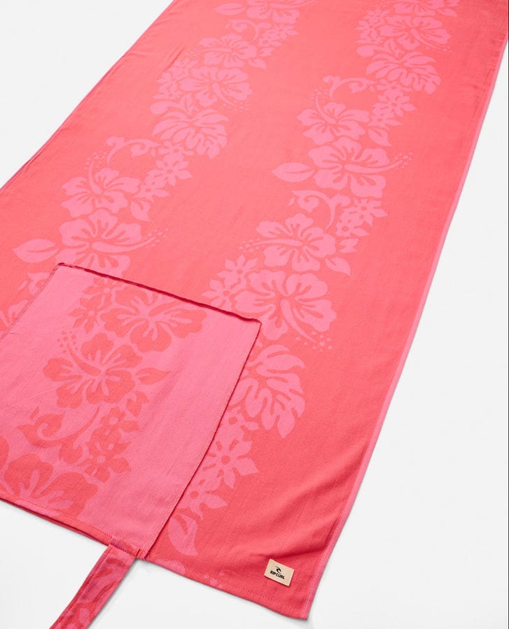 Rip Curl Waikiki Revo Towel / Tote - Watermelon (view 3)