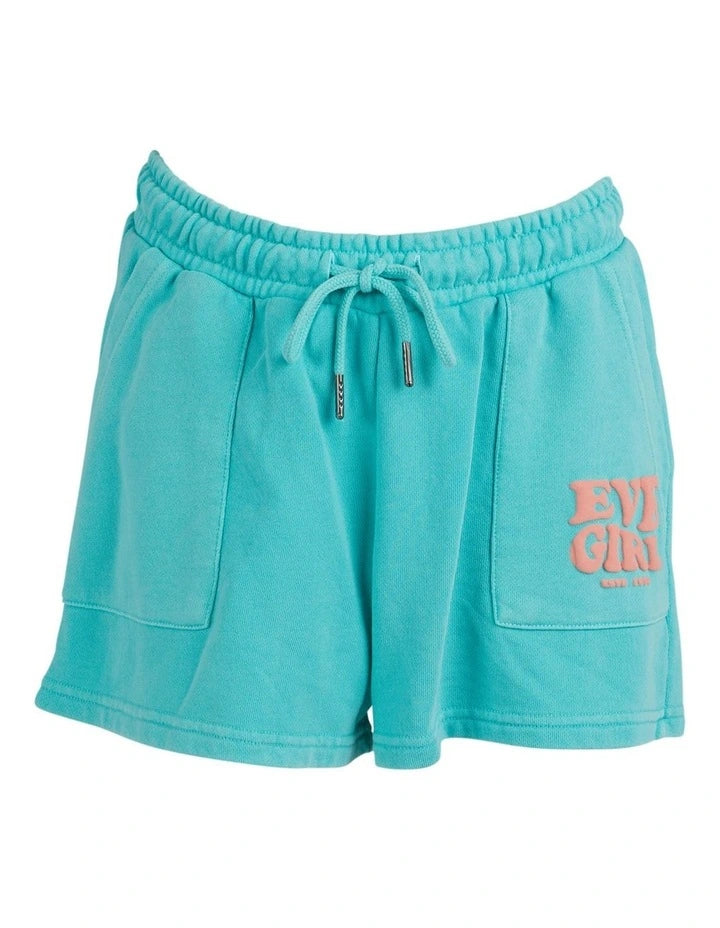Aths Fleece Short - Teal - Teens