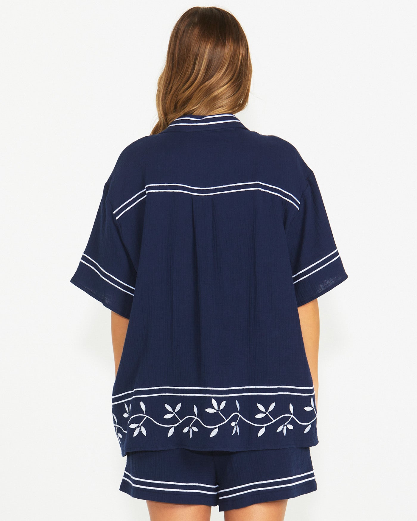 Jayden Short Sleeve Shirt - Navy