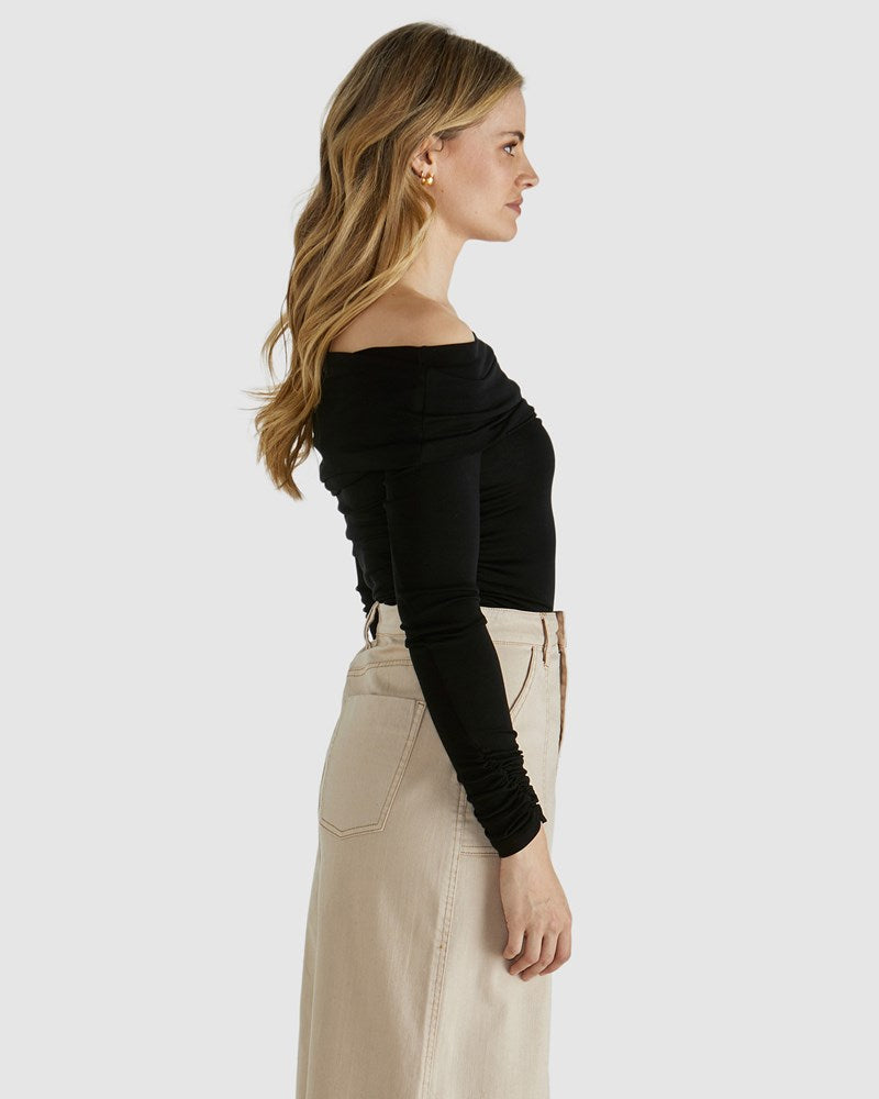 Sass Caprice Top - Black (view 4)