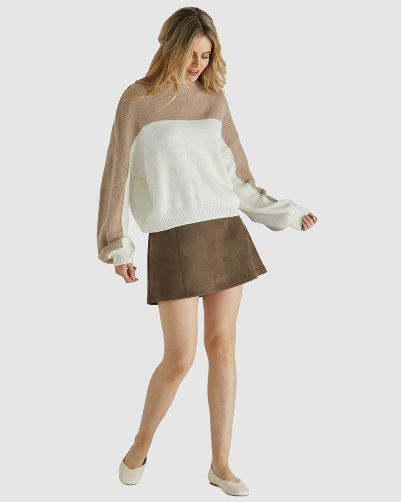 Valery Knit - Oatmeal / Bone Cream