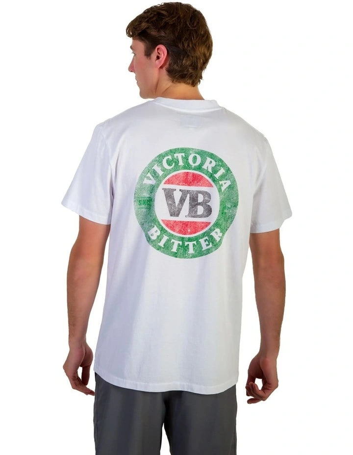 VB Logo Tee in white - back