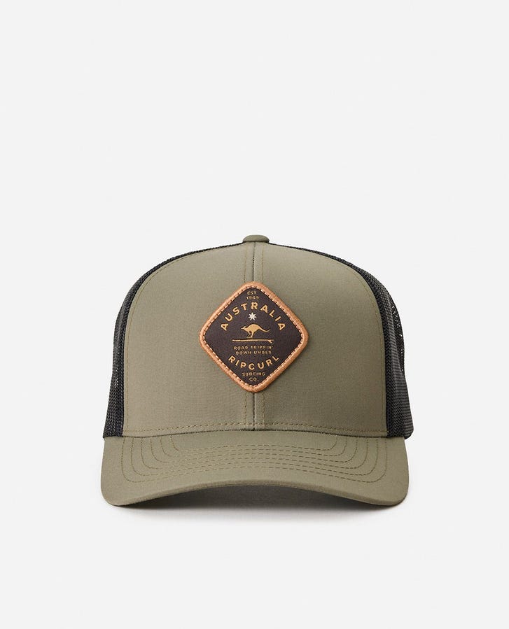 Road Trippin Trucker - Olive
